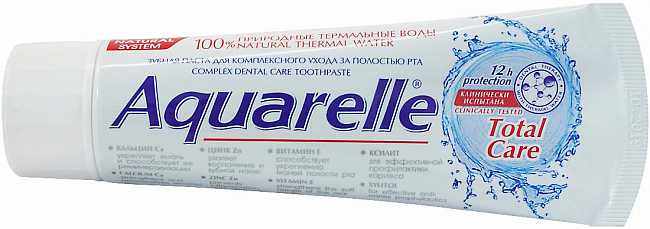 Купить Aquarelle зубная паста Total Care 75 мл в Украине: цена, инструкция, применение, отзывы