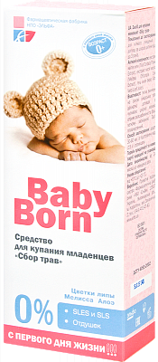 Купить Средство BabyBorn для купания младенцев 350 мл сбор трав в Украине: цена, инструкция, применение, отзывы