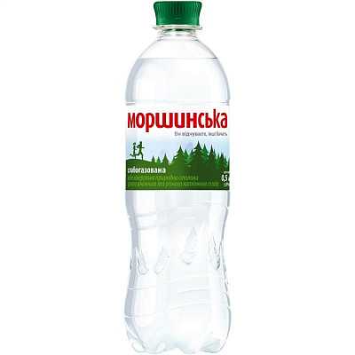 Купить "Моршинская" 0.5 л вода минеральная слабогазированная в Украине: цена, инструкция, применение, отзывы