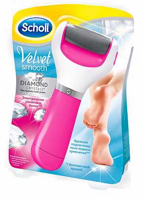 Купить Scholl пилка для ног электрическая розовая жесткая со сменной насадкой в Украине: цена, инструкция, применение, отзывы