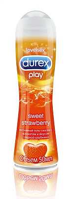 картинка Гель-смазка Дюрекс Play Sweet Strawberry 50 мл от магазина Аптека24