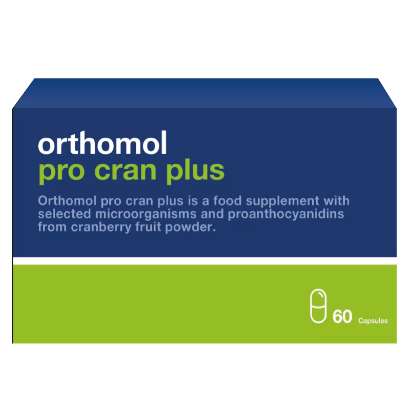 Orthomol Pro Cran Plus капсулы для профилактики мочевыделительных путей, 60 шт.