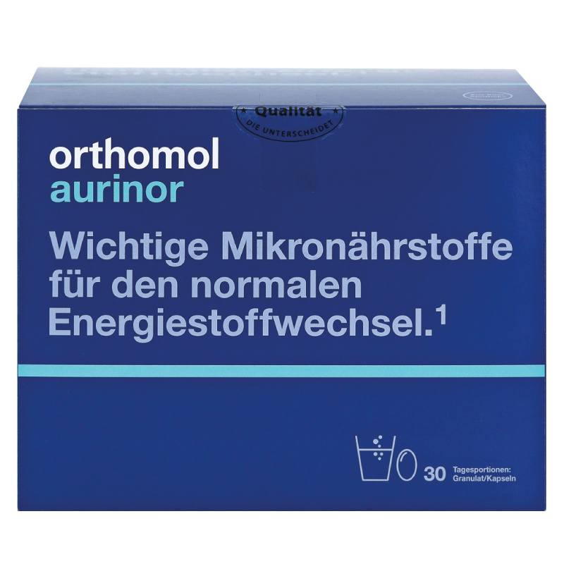 Orthomol Aurinor гранули + капсули для покращення обміну речовин, 30 днів