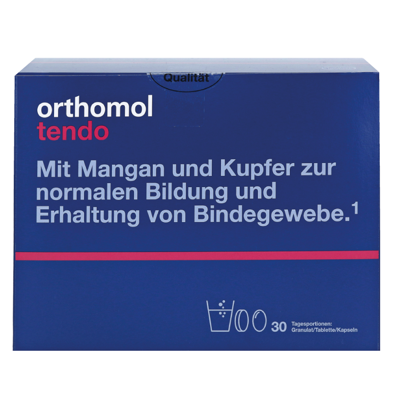 Orthomol Tendo гранули + капсули для здоров'я зв'язкового апарату, 30 днів