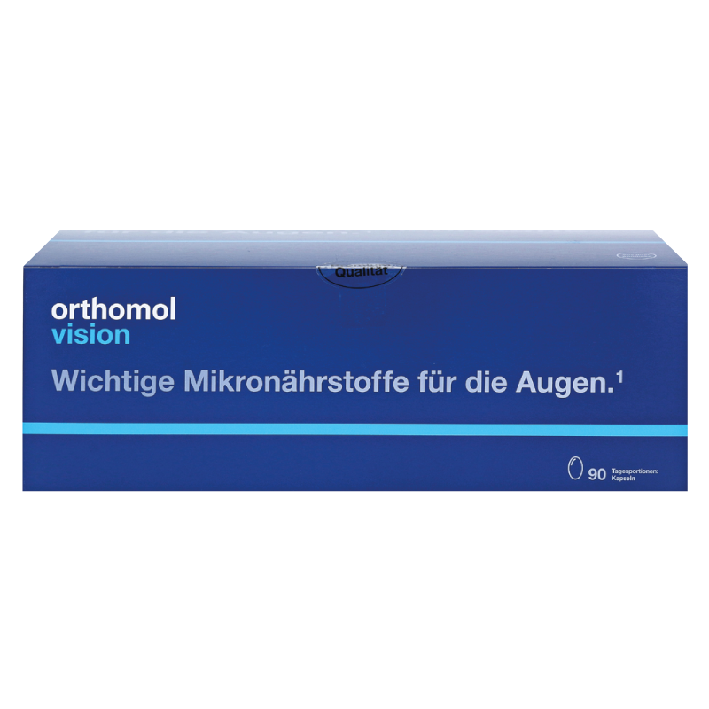 Orthomol Vision капсули для лікування хвороб очей, пов'язаних з віковими змінами, 30 днів