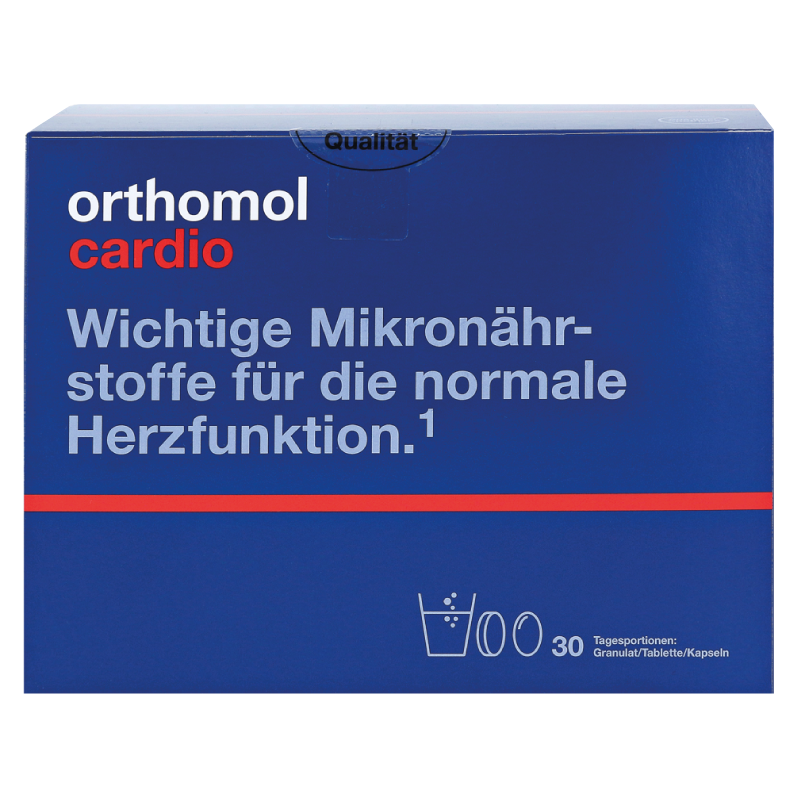 Orthomol Cardio гранулы + капсулы + таблетки для здоровья сердца и сосудов, 30 дней