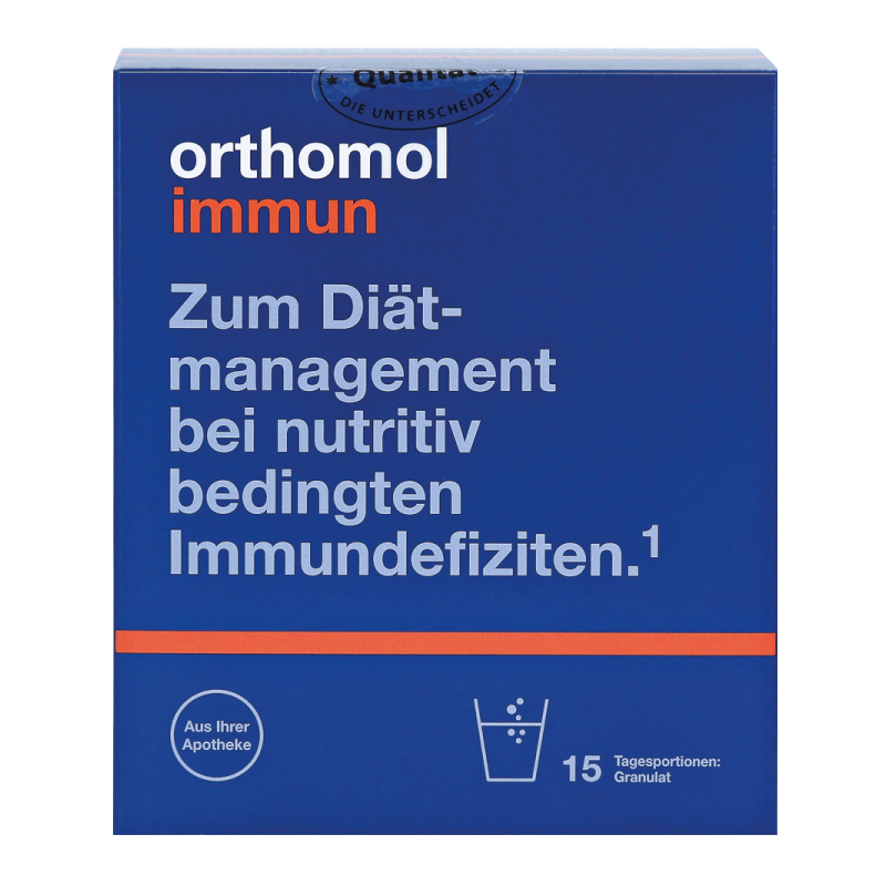 Orthomol Immun гранулы для восстановления имунной системы, 15 дней