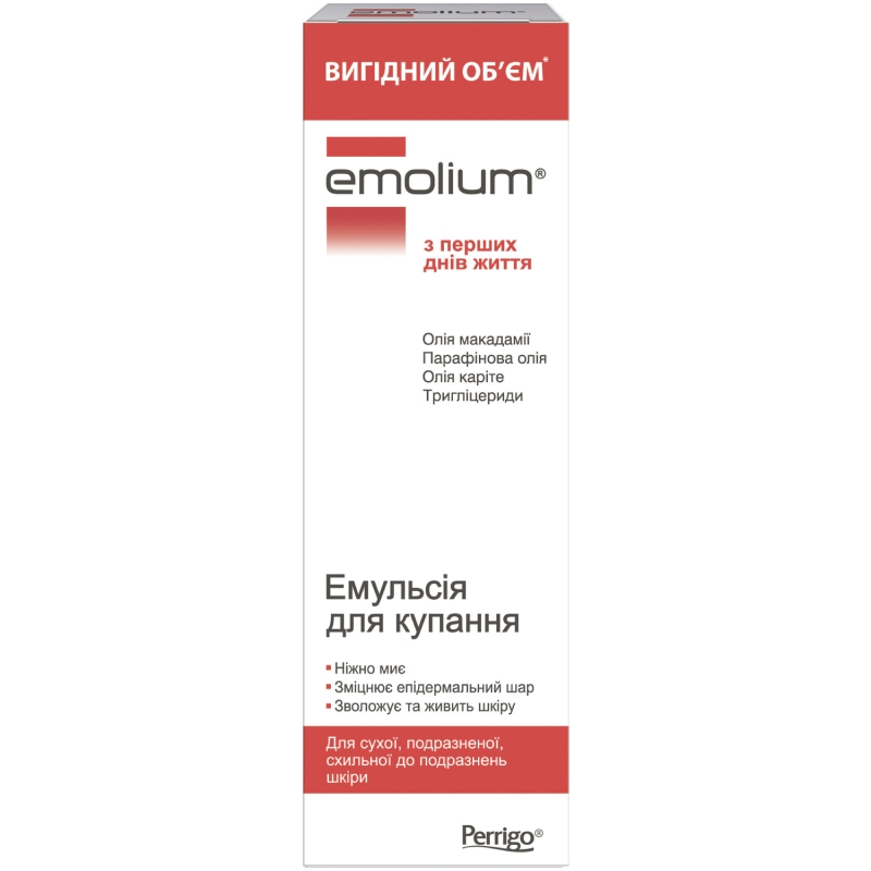 Емоліум емульсія д/купання(Emolium Bath emulsion) 400мл /