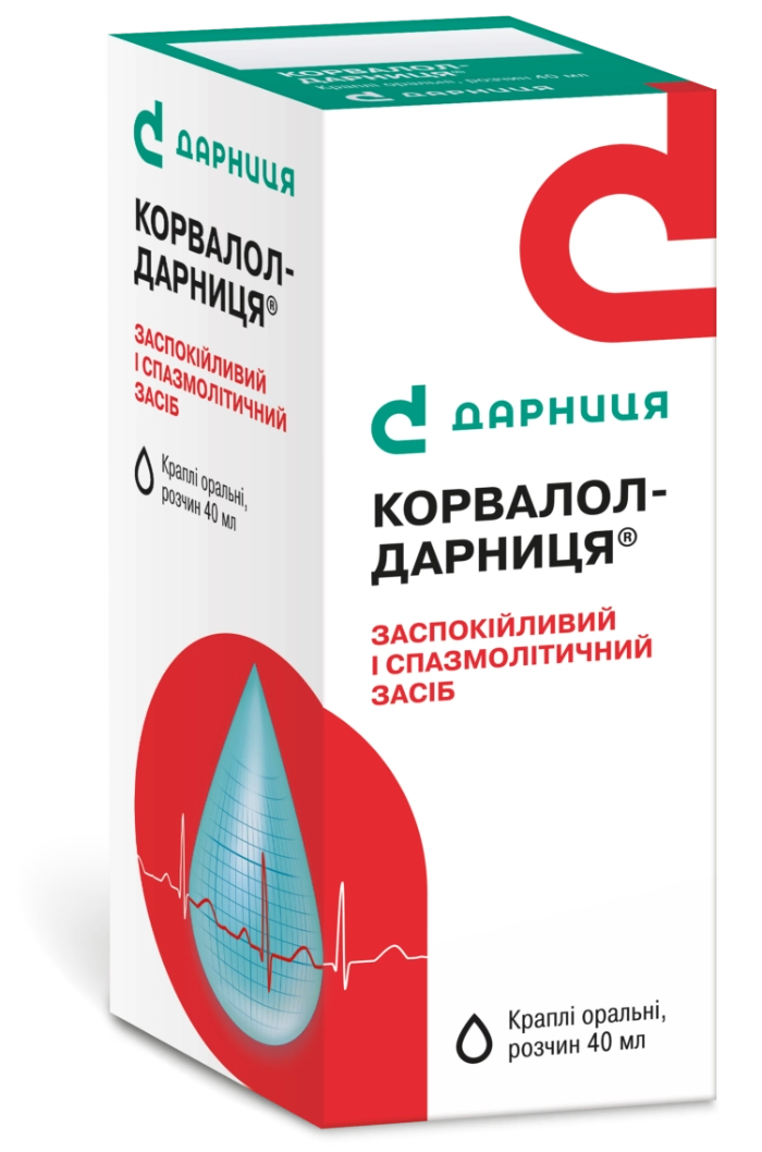 Корвалол-Дарница капли пероральные, 40 мл