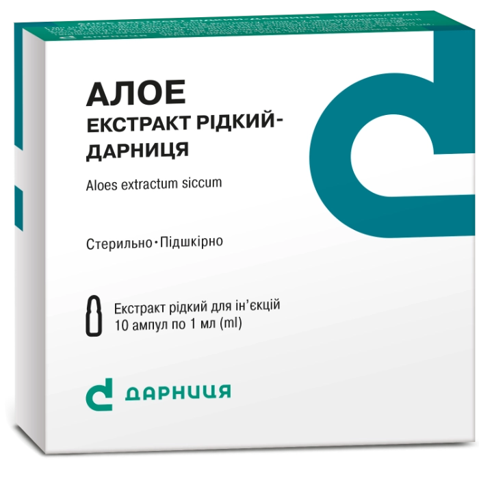 Алое екстракт рідкий-Дарниця розчин ампули по 1 мл, 10 шт.