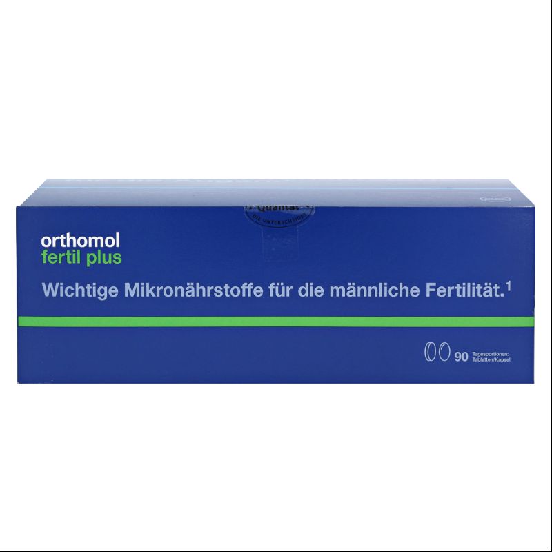 Orthomol Fertil plus капсулы + таблетки с витаминами для мужчин в период планирования беременности, 90 дней