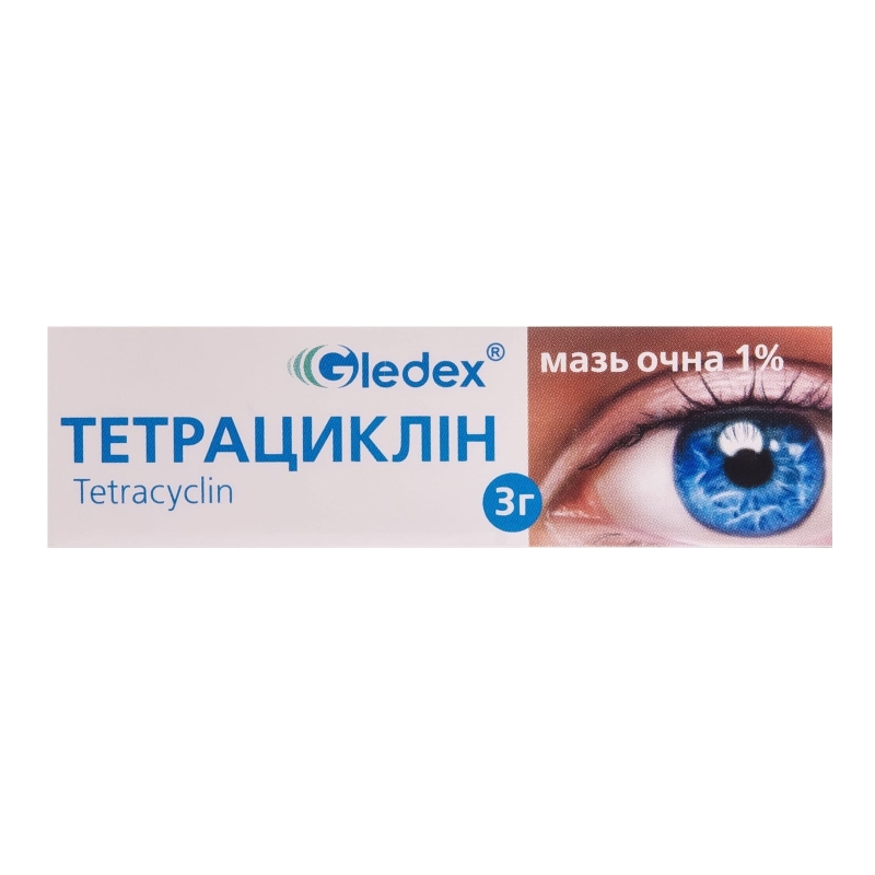 Тетрациклин мазь глазн. 1% 3г туб.карт.уп.*