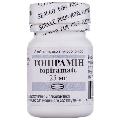 Топирамин таблетки против эпилепсии по 25 мг, 60 шт.: цена, инструкция, применение, отзывы