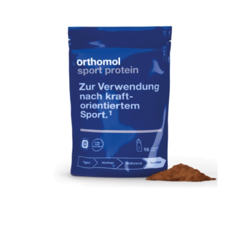 Orthomol Sport Protein порошок для білкового коктейлю для збільшення м'язової маси у спортсменів, 16 днів