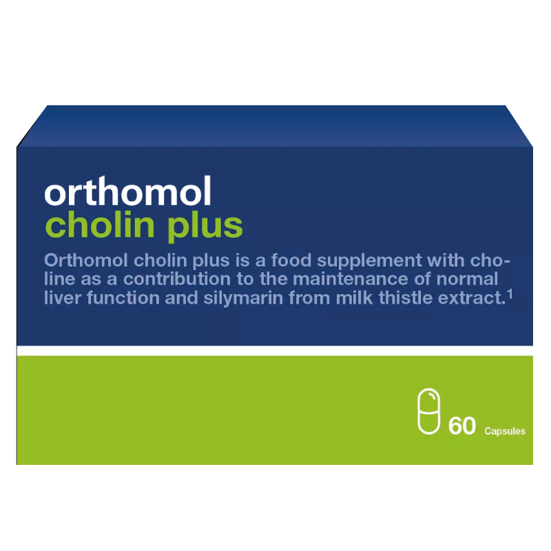 Orthomol Cholin Plus капсули для печінки, 60 шт.