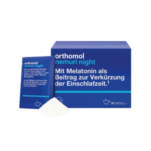 Orthomol Nemuri night гранули для здорового сну, 30 днів