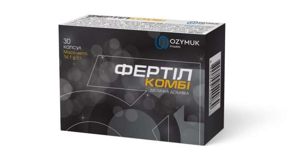 Фертилкомбі капсули, дієтична добавка, 30 шт.
