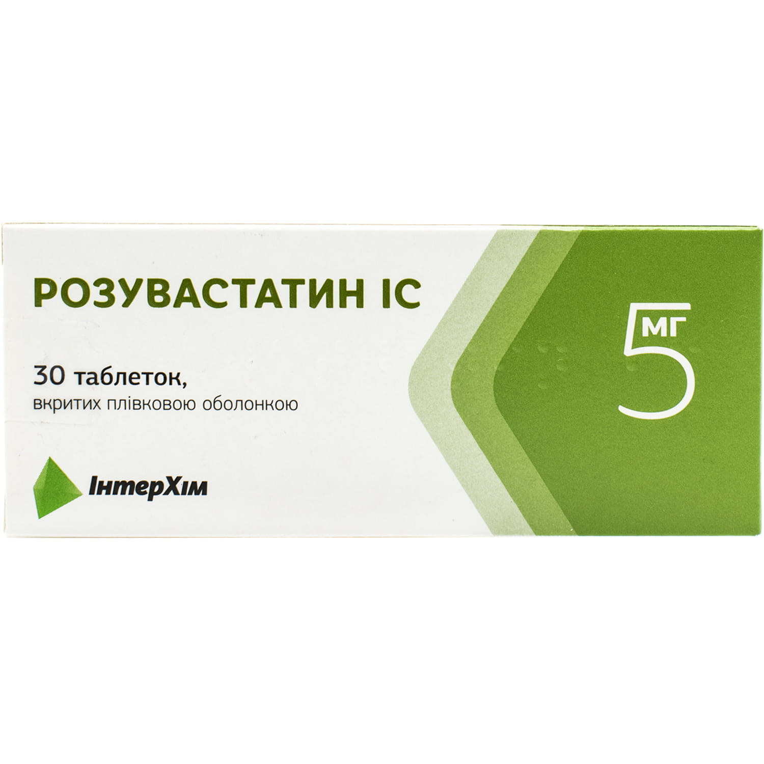 Розувастатин IC таблетки по 5 мг, 30 шт.