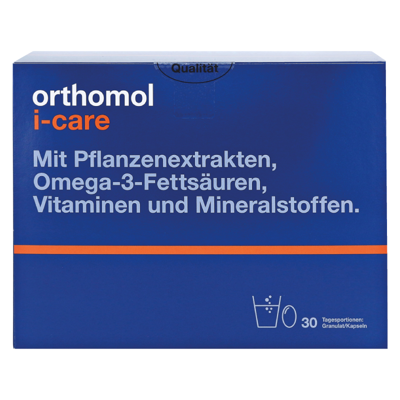 Orthomol I-Care гранулы + капсулы для профилактики и лечения вирусных и инфекционных заболеваний, 30 дней