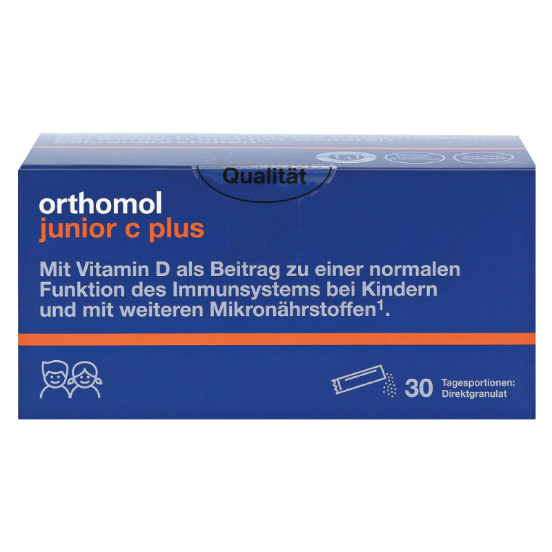 Orthomol Immun Junior directgranulat Малина-Лайм гранули для сили імунітету дитини, 30 днів