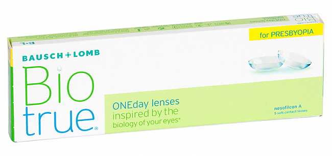картинка Контактные линзы Biotrue ONEday For Presbyopia 5 шт. H -00.00 от магазина Аптека24