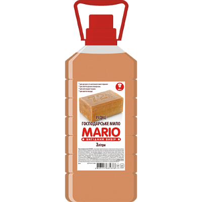 картинка Жидкое хозяйственное мыло Mario 72% 3 л от магазина Аптека24
