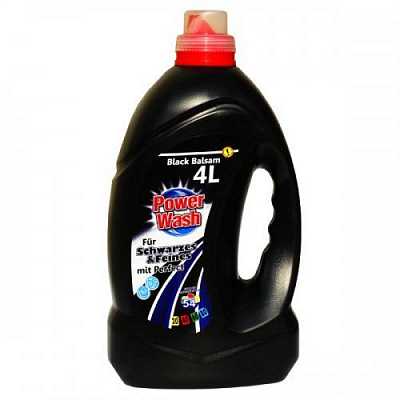 картинка Жидкое средство для стирки Power Wash Black 4 л от магазина Аптека24