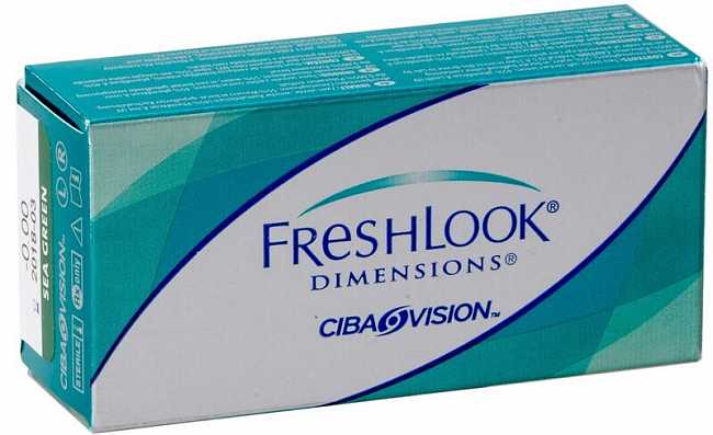 картинка Контактные линзы FreshLook Dimensions 6 шт. PasificBlue +03.00 от магазина Аптека24