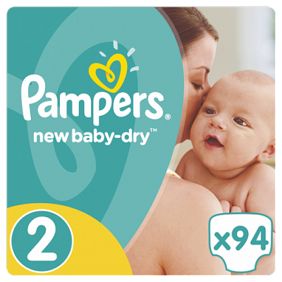 Купить Подгузники Pampers New Baby-Dry Размер 2 (Mini) 3-6 кг, 94 подгузника в Украине: цена, инструкция, применение, отзывы