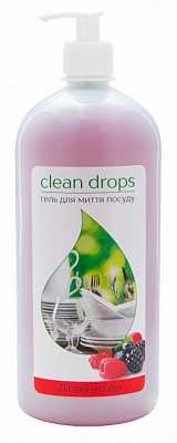 картинка Гель для мытья посуды Clean Drops Лесные ягоды 1 л от магазина Аптека24
