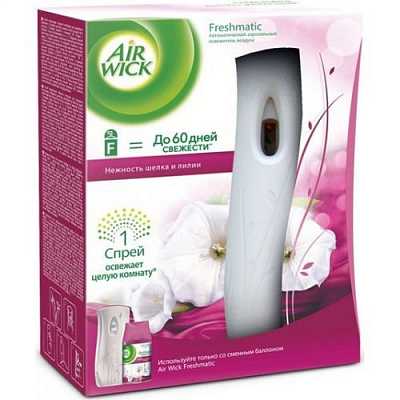 картинка Освежитель воздуха Air Wick Freshmatic 250 мл лилия и шелк от магазина Аптека24