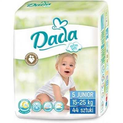 Купить Подгузники детские DADA Extra Soft (5) junior 15-25 кг 44 шт в Украине: цена, инструкция, применение, отзывы