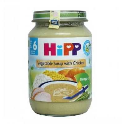 Купить Овощной суп с курицей HiPP с 6 месяцев 190 г в Украине: цена, инструкция, применение, отзывы