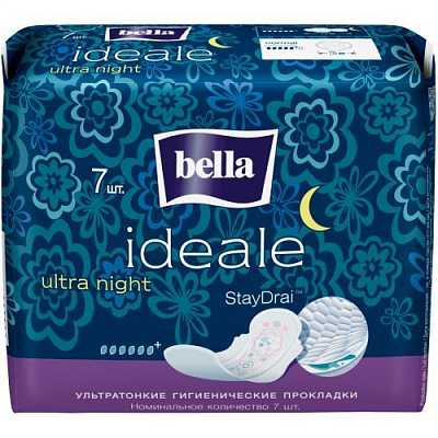 Купить Гигиенические прокладки Bella Ideale Ultra Night 7 шт. в Украине: цена, инструкция, применение, отзывы