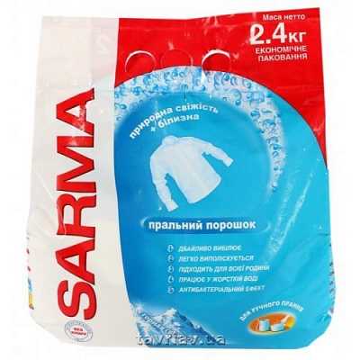 картинка Стиральный порошок Sarma ручной 2,4 кг от магазина Аптека24