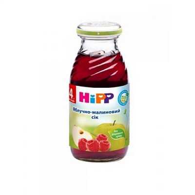 Купить Яблочно-малиновый сок HiPP 200 мл в Украине: цена, инструкция, применение, отзывы