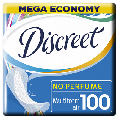 Купить Ежедневные гигиенические прокладки Discreet Air 100 шт в Украине: цена, инструкция, применение, отзывы
