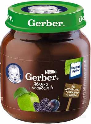 Купить Пюре Гербер яблоко,чернослив 130 г в Украине: цена, инструкция, применение, отзывы