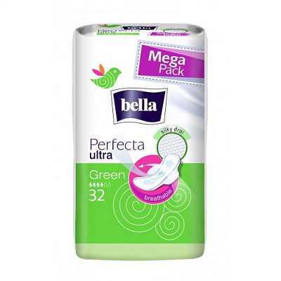 Купить Гигиенические прокладки Bella Perfecta Ultra Green 32 шт в Украине: цена, инструкция, применение, отзывы