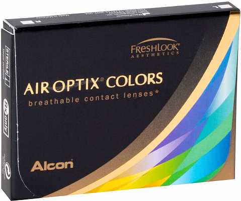 картинка Контактные линзы AirOptix Colors 2 шт. Brown -05.00 от магазина Аптека24
