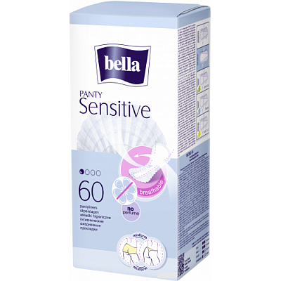 Купить Ежедневные прокладки Bella Sensitive 60 шт в Украине: цена, инструкция, применение, отзывы