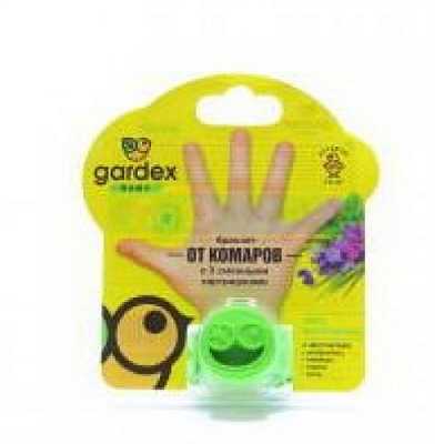 картинка Браслет от комаров для детей Gardex Baby с 3 сменными картриджами от магазина Аптека24