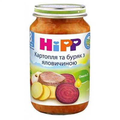 Купить Овоще-мясное пюре HiPP Говядина в картофельном пюре со свеклой с 8 месяцев 220 г в Украине: цена, инструкция, применение, отзывы