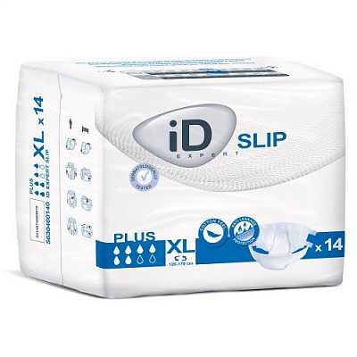 картинка Подгузники для взрослых iD Expert Slip Plus XL 14 шт от магазина Аптека24