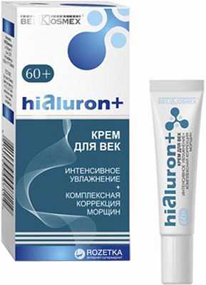 Купить Hialuron+ Крем для век 60+ интенсивное увлажнение 15 г в Украине: цена, инструкция, применение, отзывы