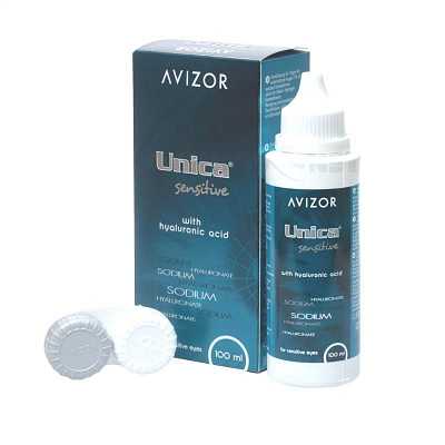 Купить Avizor Unica sensitive 100 мл раствор для контактных линз в Украине: цена, инструкция, применение, отзывы