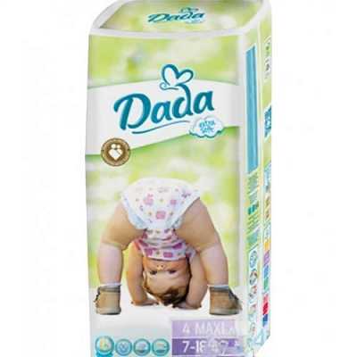Купить Подгузники детские DADA Extra Soft (4) maxi 7-18кг 52 шт в Украине: цена, инструкция, применение, отзывы