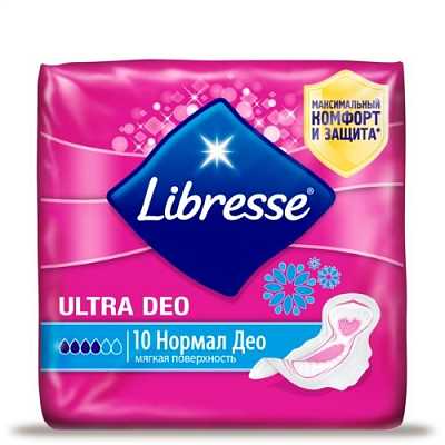 Купить Гигиенические прокладки Libresse Ultra Normal Soft Deo 3 мм 10 шт в Украине: цена, инструкция, применение, отзывы