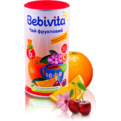 Купить Фруктовый чай Bebivita 200 г в Украине: цена, инструкция, применение, отзывы