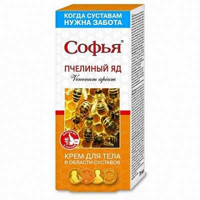 картинка Крем для тела Софья 75мл с пчелиным ядом от интернет-магазина Аптека24